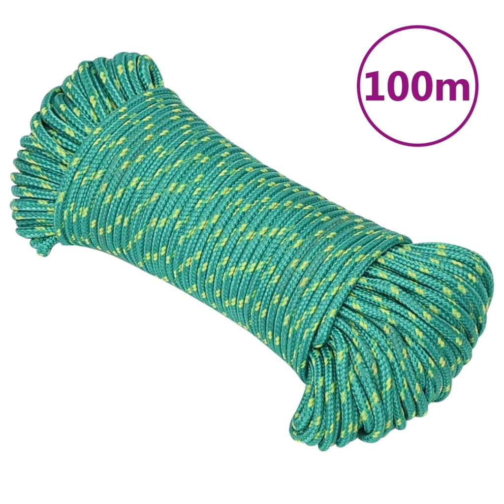 Boottouw 5 mm 100 m polypropyleen groen is nu te koop bij PeponiXL, paradijselijk wonen!