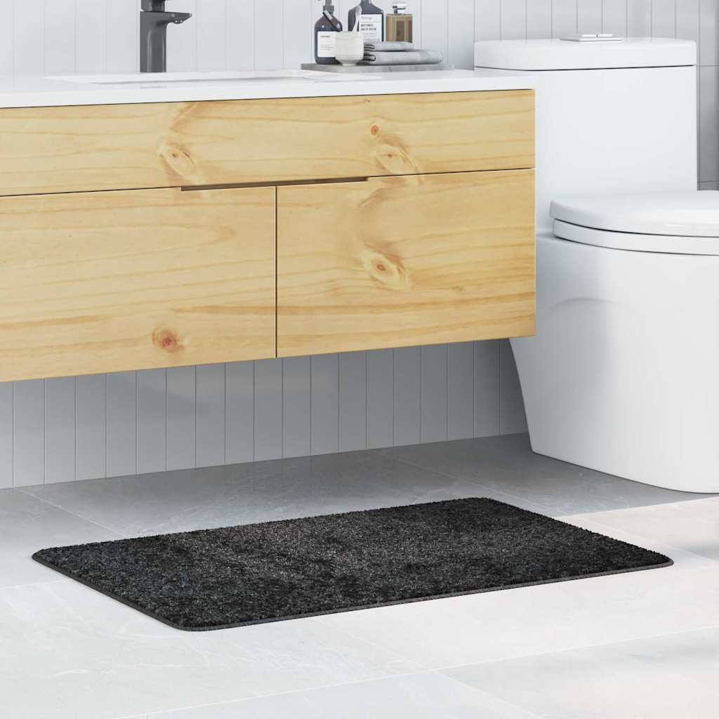 Antislip Badmat Donkergrijs 60 x 90 cm PP is nu te koop bij PeponiXL, paradijselijk wonen!