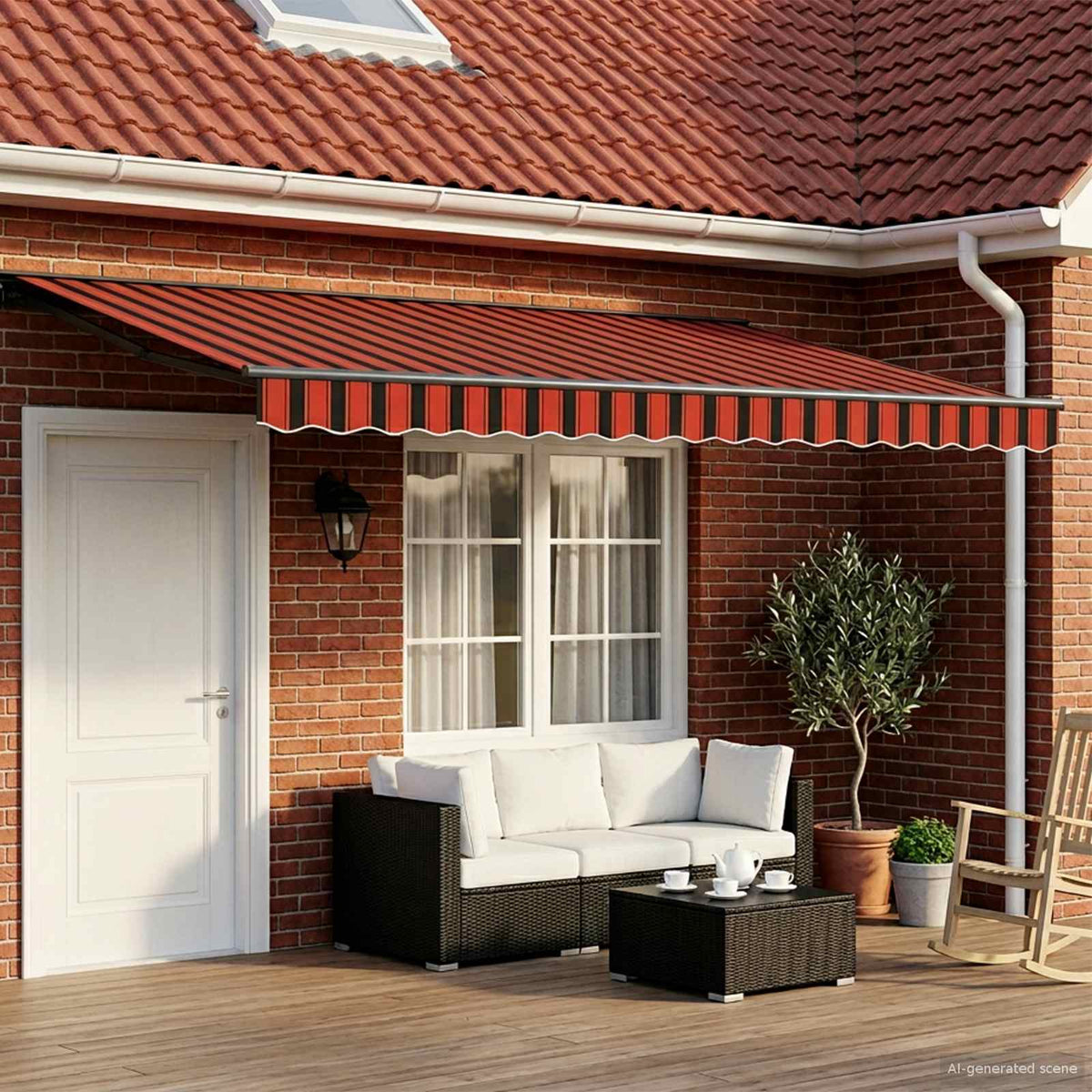 Elektrisch Uittrekbaar Zonnescherm 5 × 3,5 m is nu te koop bij PeponiXL, paradijselijk wonen!