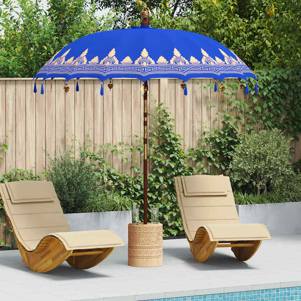 Balinese Parasol Blauw 215 x 215 x 260 cm is nu te koop bij PeponiXL, paradijselijk wonen!