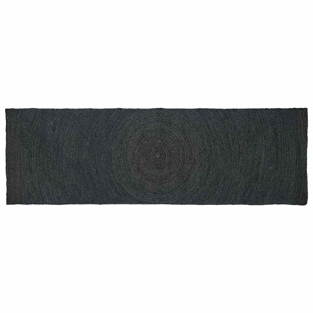 Vloerkleden Rechthoekig Donkergrijs 80 x 300 cm Jute is nu te koop bij PeponiXL, paradijselijk wonen!