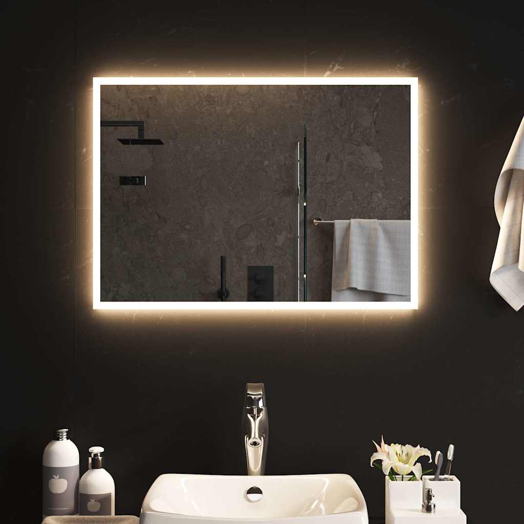 Badkamerspiegel LED 70x50 cm is nu te koop bij PeponiXL, paradijselijk wonen!