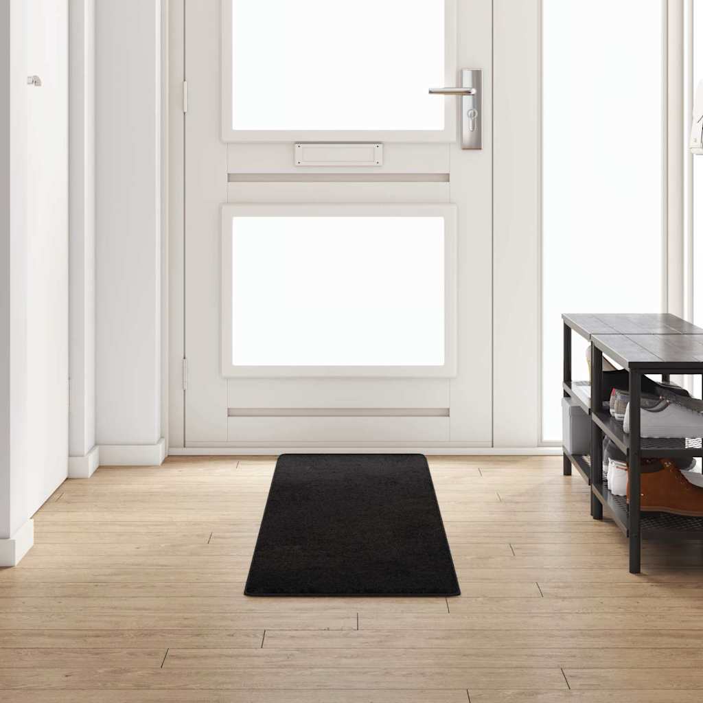 Tapijt Loper Zwart 50 x 250 cm 100% Polypropylene Tuft is nu te koop bij PeponiXL, paradijselijk wonen!