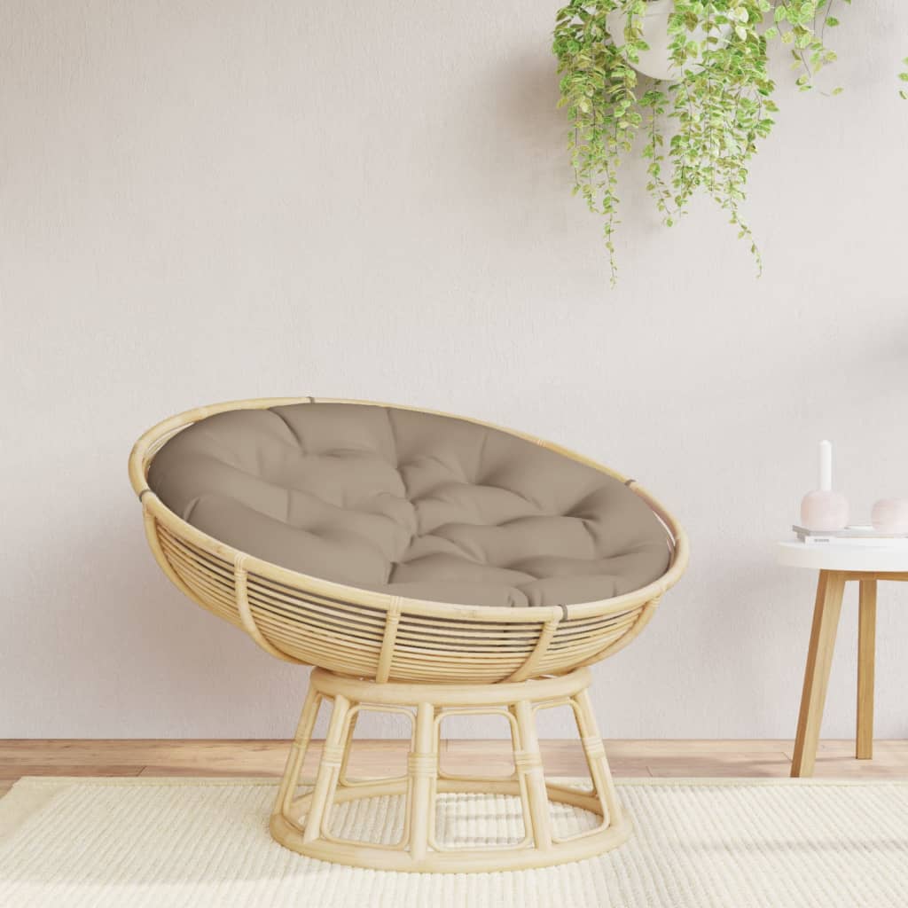 Zitkussen rond Ø 100x11 cm oxford stof taupe is nu te koop bij PeponiXL, paradijselijk wonen!
