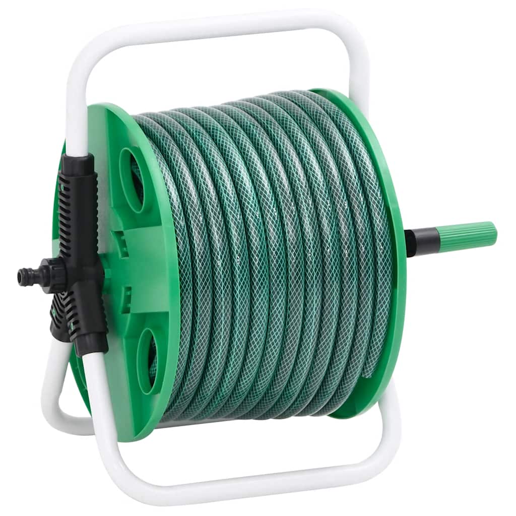 Slanghaspel met slangkoppelset 0,75" 20 m vrijstaand PVC groen is nu te koop bij PeponiXL, paradijselijk wonen!