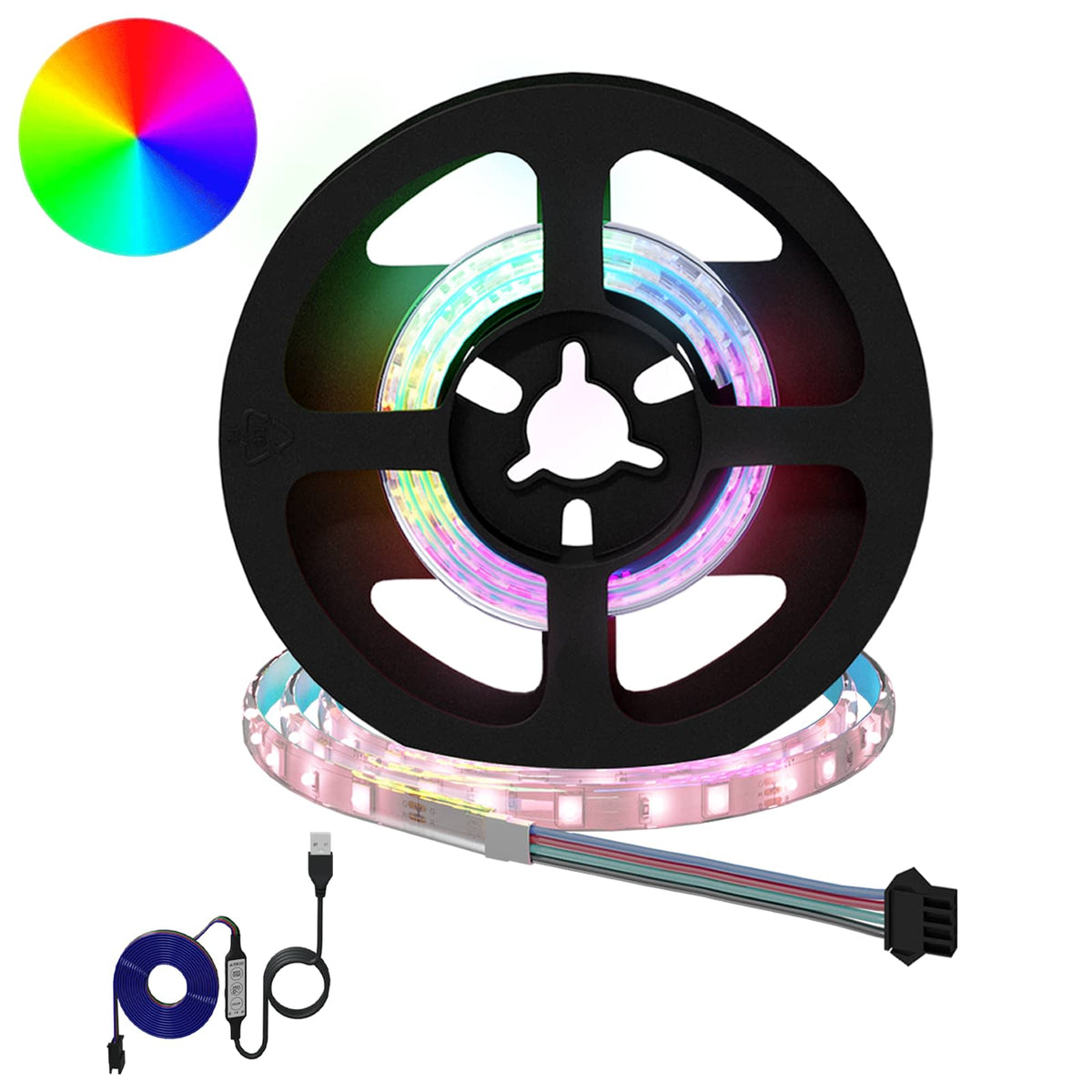 LED-strip 12 pcs Zwart en transparant 450 mm Koper en kunststof is nu te koop bij PeponiXL, paradijselijk wonen!