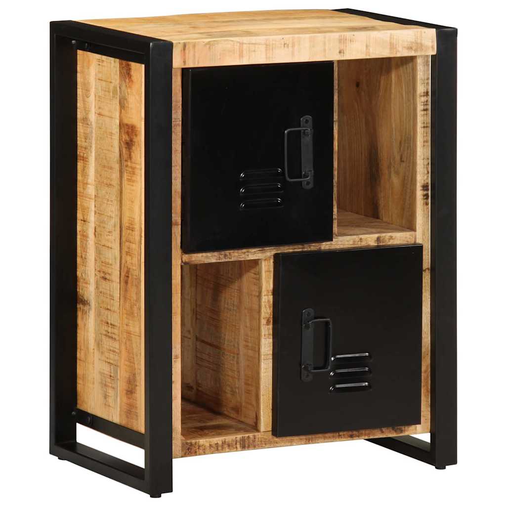 Dressoir 55x35x70 cm massief ruw mangohout is nu te koop bij PeponiXL, paradijselijk wonen!