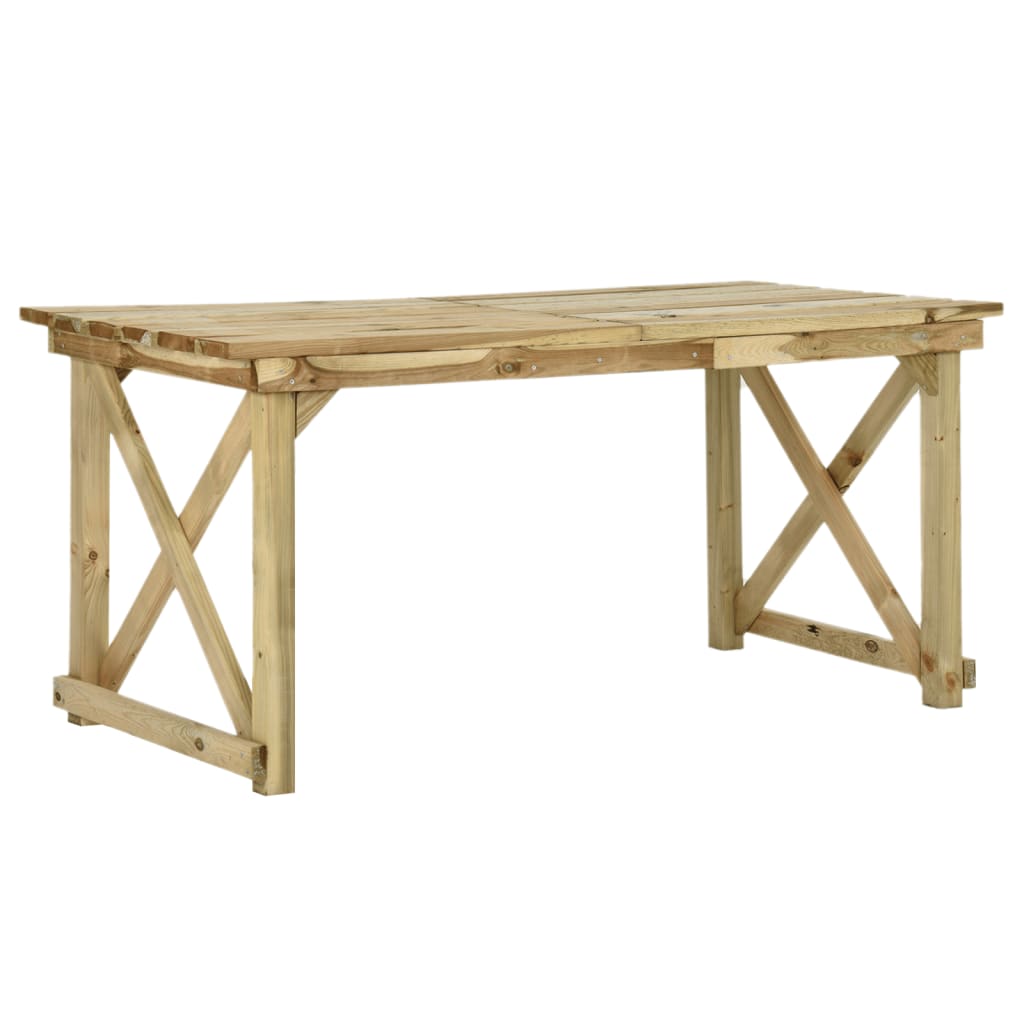 Tuintafel 160x79x75 cm hout is nu te koop bij PeponiXL, paradijselijk wonen!