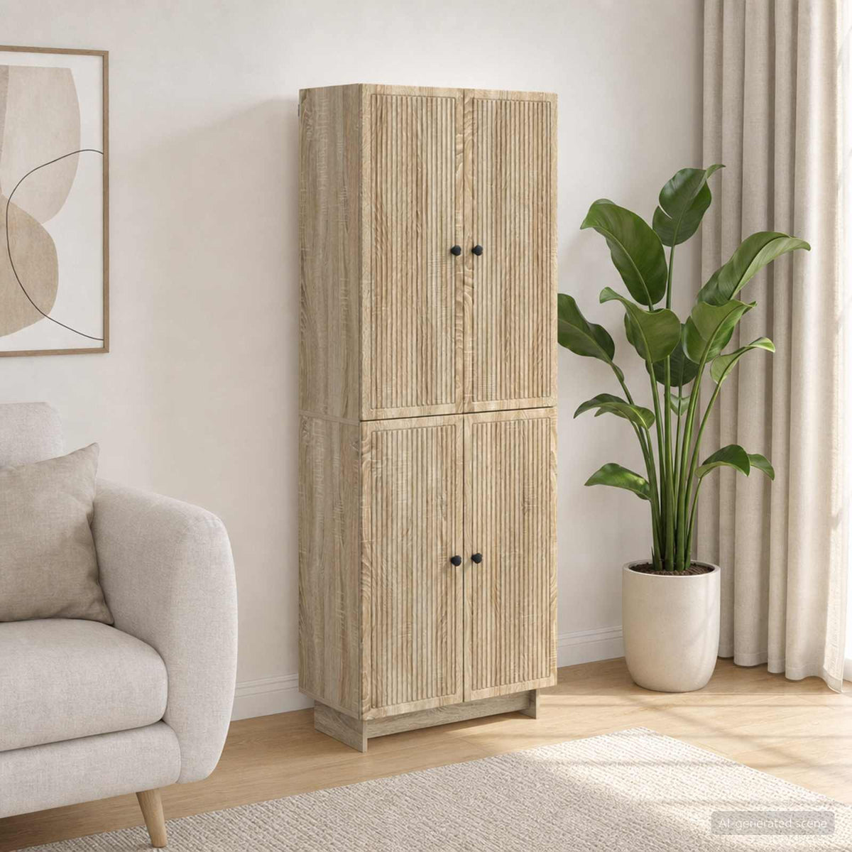 Kastenset 2 pcs Sonoma Eiken 66 x 34,5 x 90 cm Bewerkt hout is nu te koop bij PeponiXL, paradijselijk wonen!