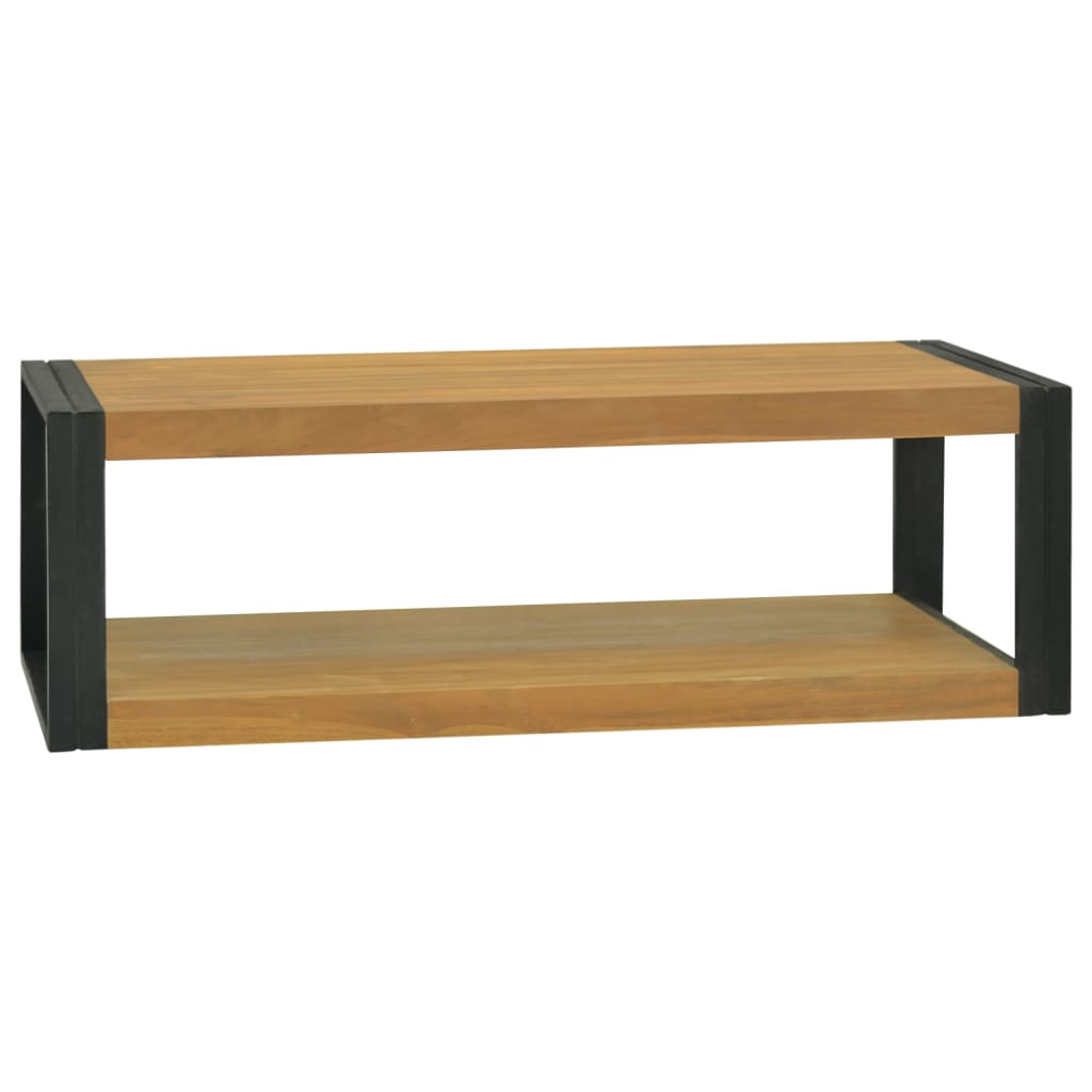 Badkamerwandkast 110x45x35 cm massief teakhout is nu te koop bij PeponiXL, paradijselijk wonen!