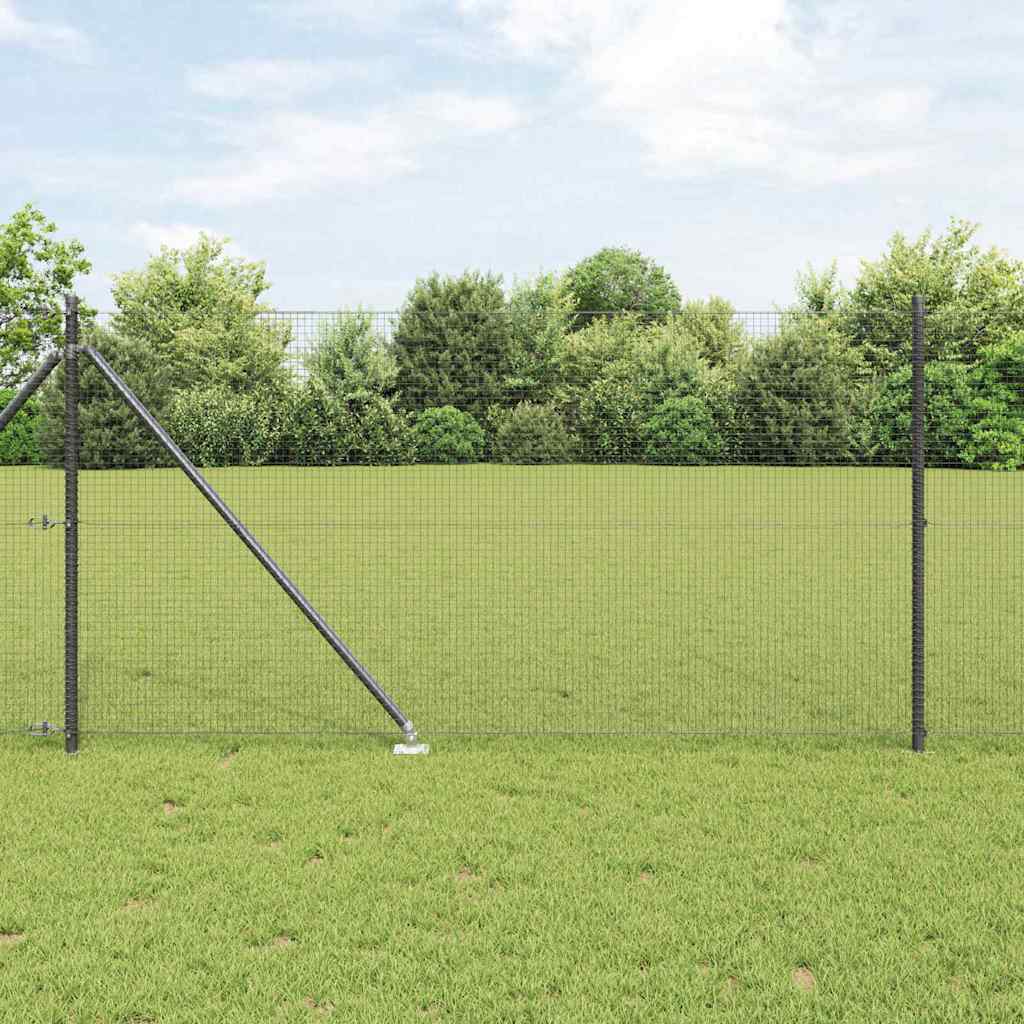 Gecombineerd draadhek met spikes Staal Grijs Mesh is nu te koop bij PeponiXL, paradijselijk wonen!