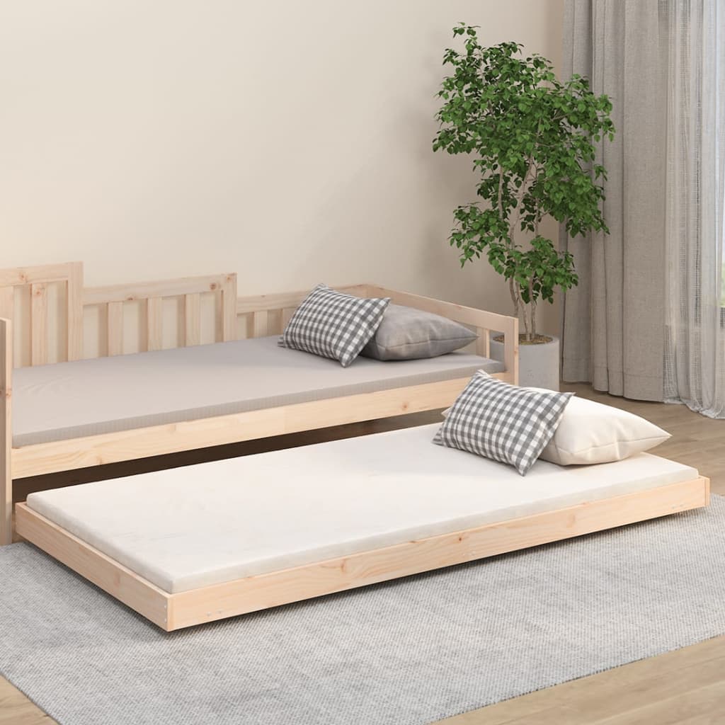 Bedframe zonder matras massief grenenhout 90x200 cm is nu te koop bij PeponiXL, paradijselijk wonen!