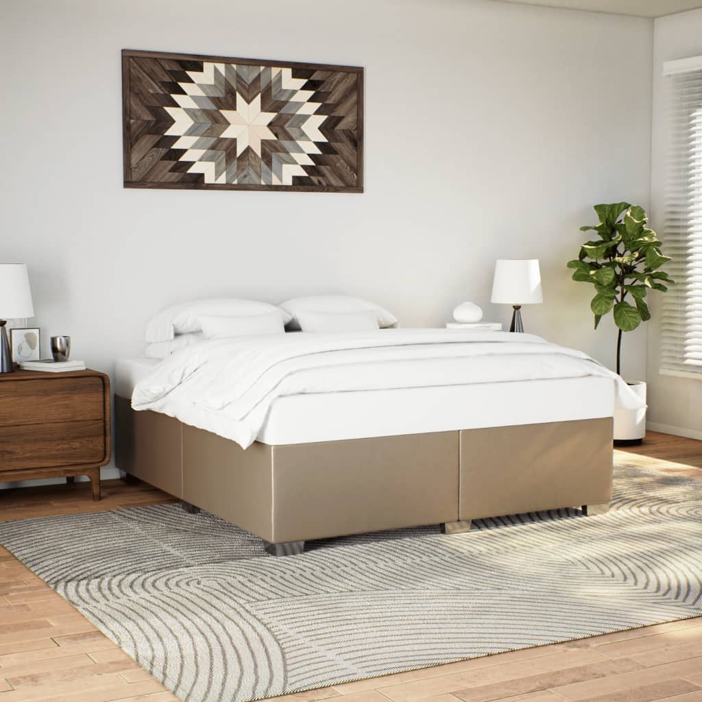 Bedframe kunstleer cappuccinokleurig 180x200 cm is nu te koop bij PeponiXL, paradijselijk wonen!