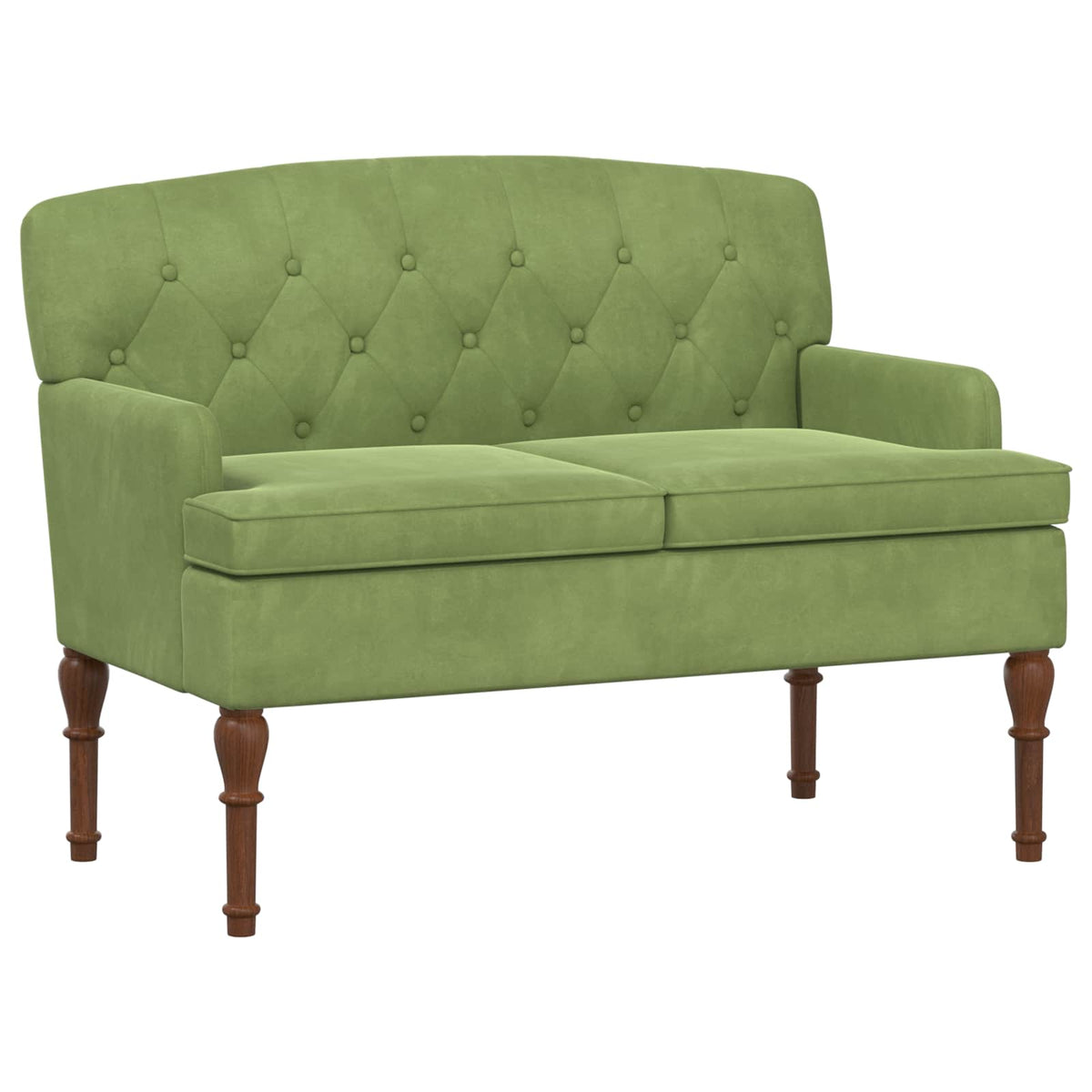 Loungebank met knopencomfort Lichtgroen 111 x 65 x 79 cm is nu te koop bij PeponiXL, paradijselijk wonen!