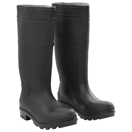 Regenlaarzen maat 39 PVC zwart is nu te koop bij PeponiXL, paradijselijk wonen!