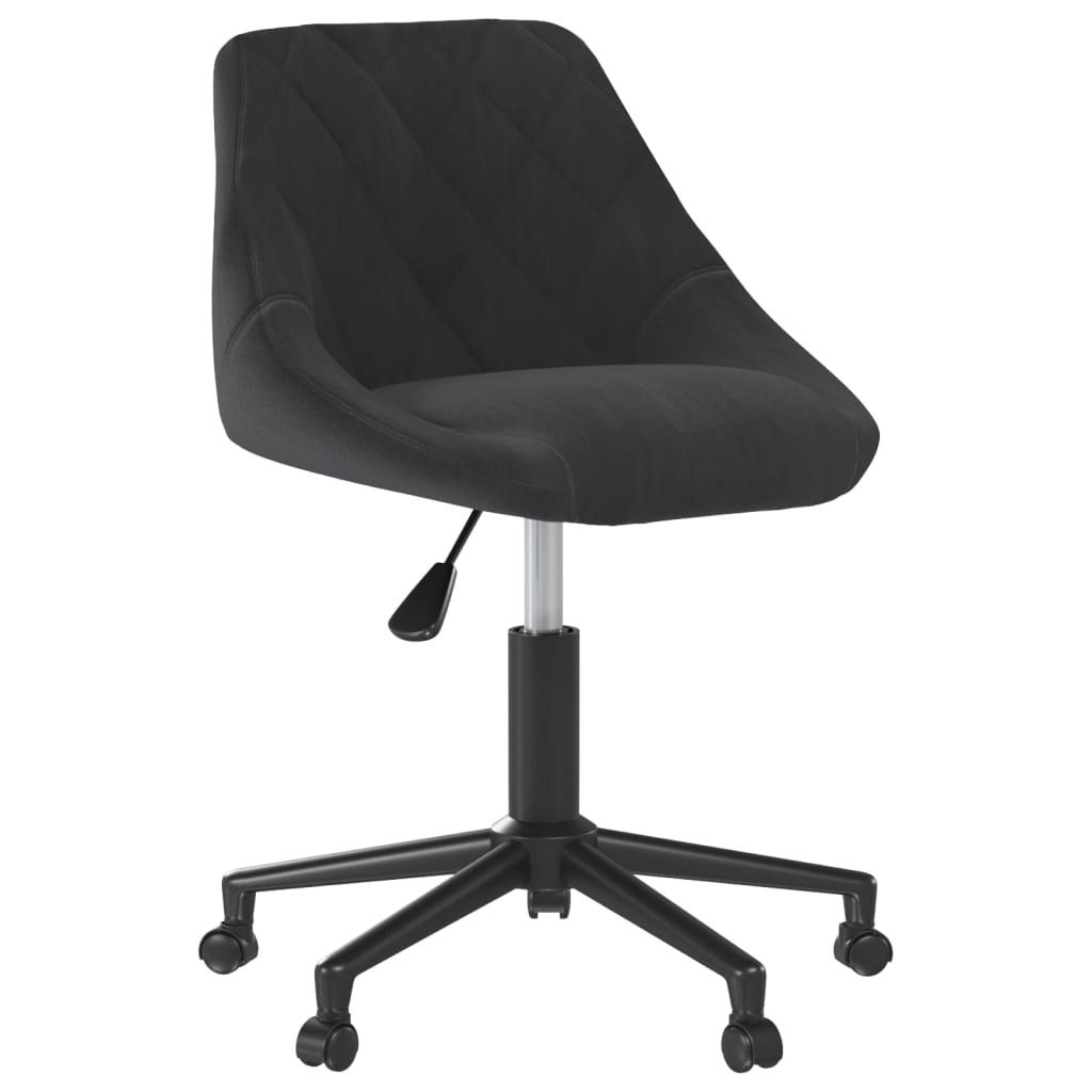 Eetkamerstoel draaibaar fluweel zwart is nu te koop bij PeponiXL, paradijselijk wonen!