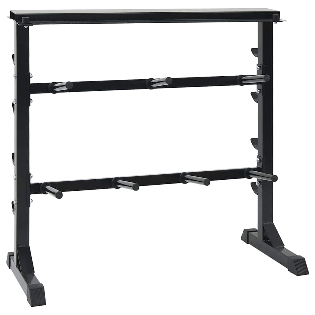Halterrek Zwart 99 x 45 x 95,5 cm Gepoedercoat staal is nu te koop bij PeponiXL, paradijselijk wonen!