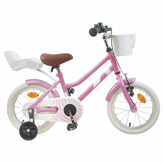 Kinderfiets 12 Inch voor 2-4 jaar oud Lichtroze is nu te koop bij PeponiXL, paradijselijk wonen!