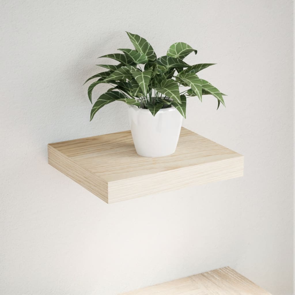 Wandschap 23x23,5x4 cm bewerkt hout is nu te koop bij PeponiXL, paradijselijk wonen!