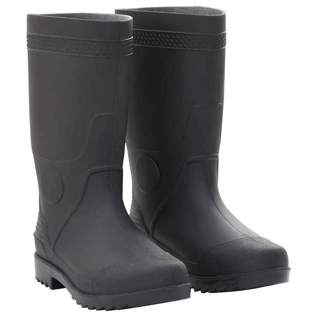 Regenlaarzen maat 39 PVC zwart is nu te koop bij PeponiXL, paradijselijk wonen!