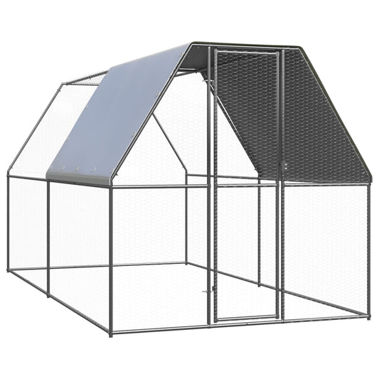 Kippenhok 2x4x2 m gegalvaniseerd staal is nu te koop bij PeponiXL, paradijselijk wonen!