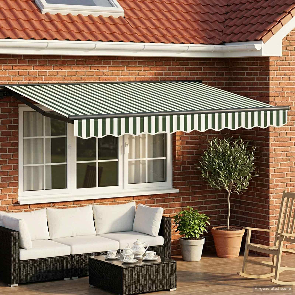 Elektrisch Uittrekbaar Zonnescherm 3,5 x 2,5 m is nu te koop bij PeponiXL, paradijselijk wonen!