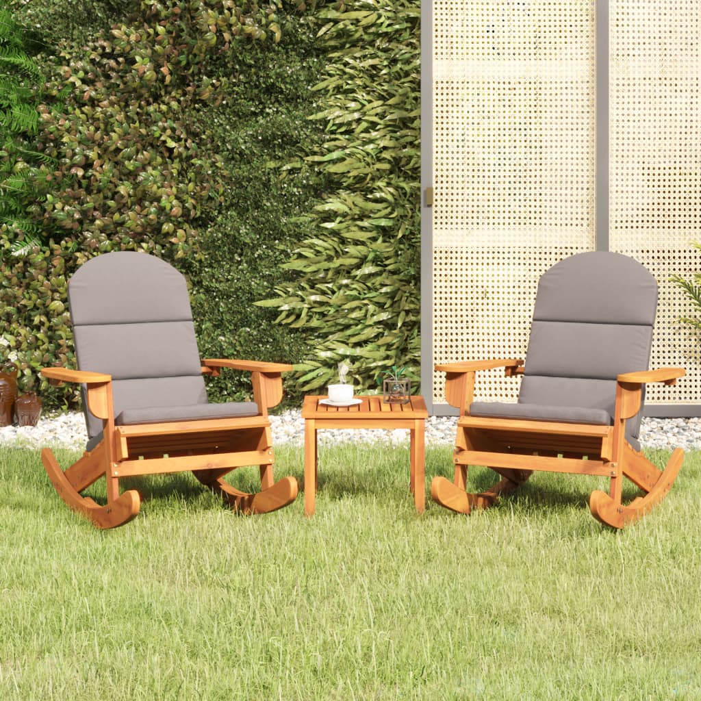 3-delige Loungeset Adirondack massief acaciahout is nu te koop bij PeponiXL, paradijselijk wonen!