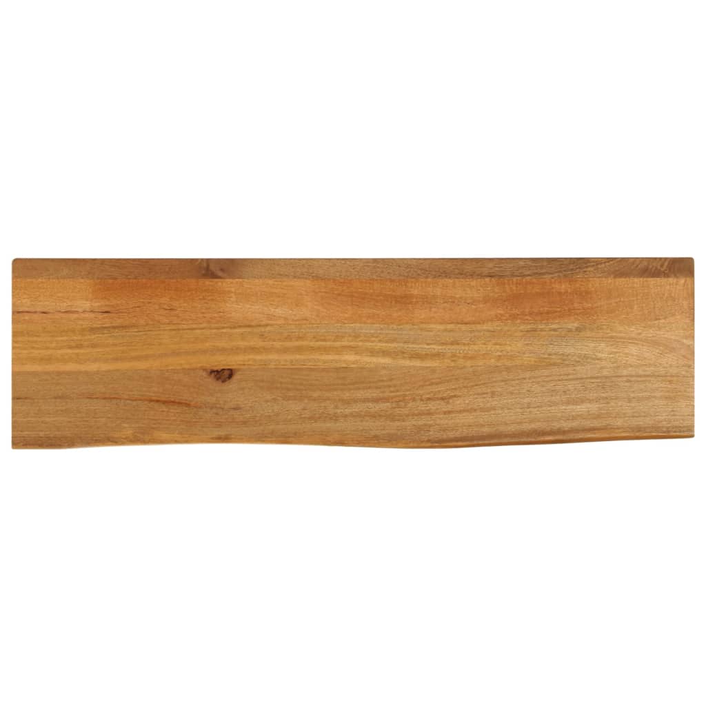 Tafelblad met natuurlijke rand 100x40x2,5 cm massief mangohout is nu te koop bij PeponiXL, paradijselijk wonen!