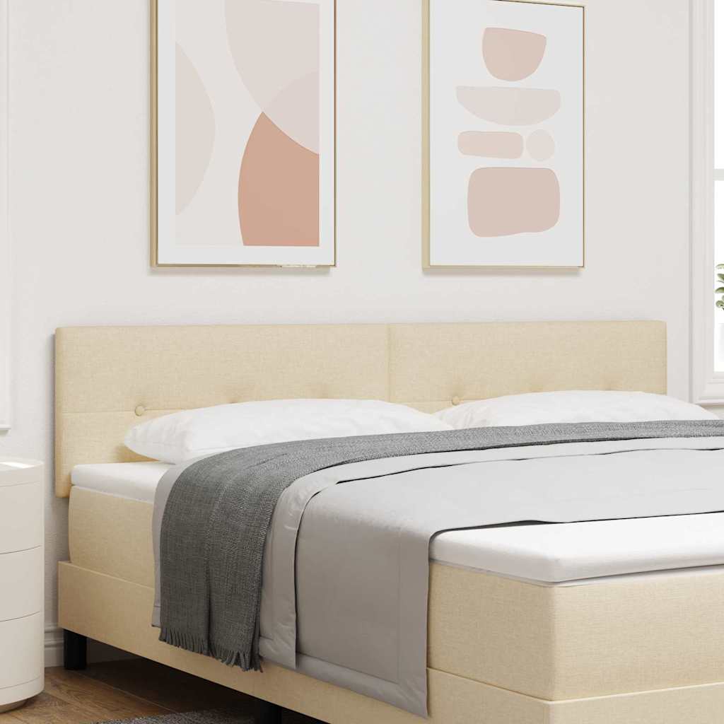 LED Hoofdbord met LED-stripverlichting Crème 180 cm Stof is nu te koop bij PeponiXL, paradijselijk wonen!