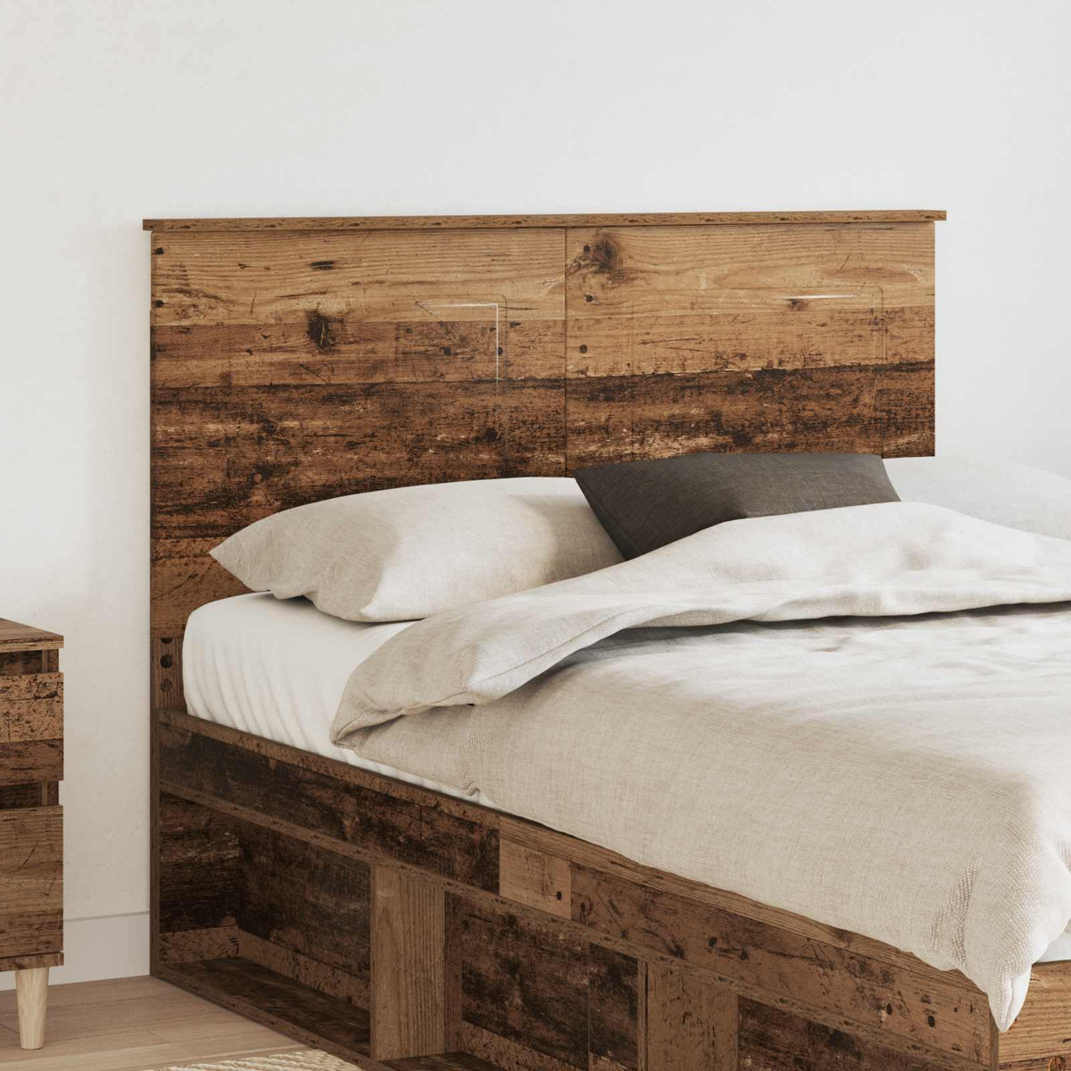 Hoofdbord Oudhout 100 cm Geconstrueerd hout is nu te koop bij PeponiXL, paradijselijk wonen!
