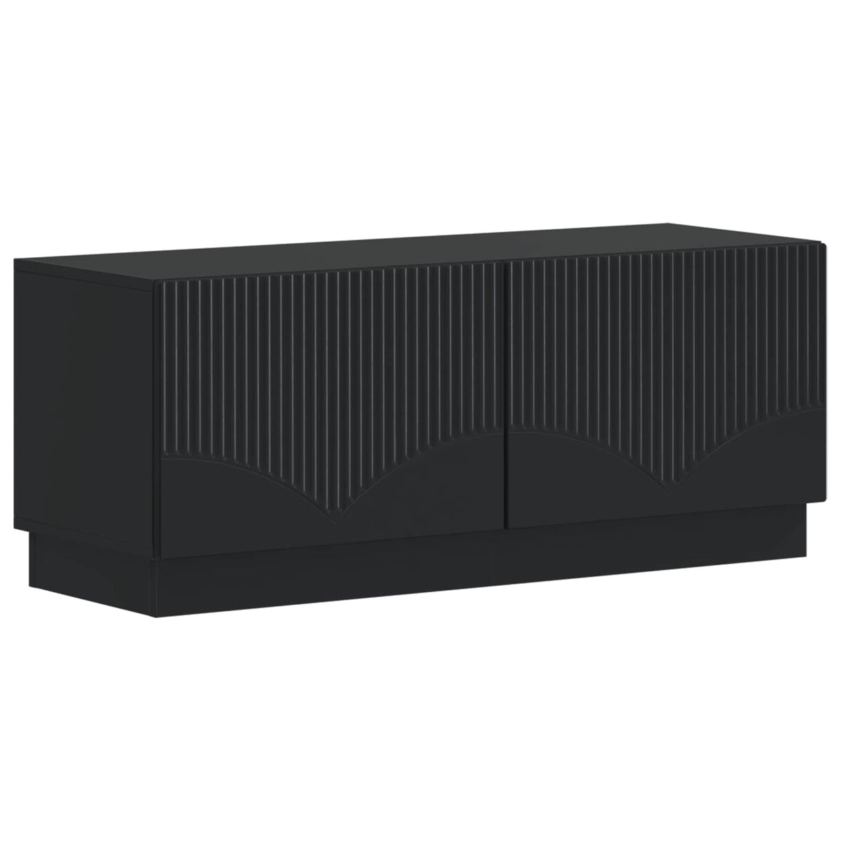 Tv-meubel Zwart Bewerkt hout is nu te koop bij PeponiXL, paradijselijk wonen!