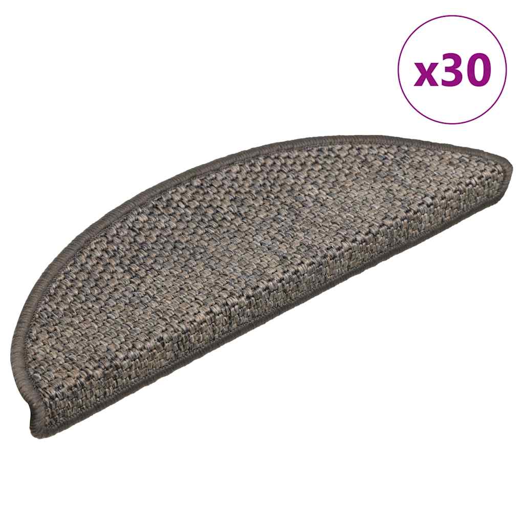 Trapmatten zelfklevend Sisal-Look 30 st 56x17x3 cm grijs-beige is nu te koop bij PeponiXL, paradijselijk wonen!