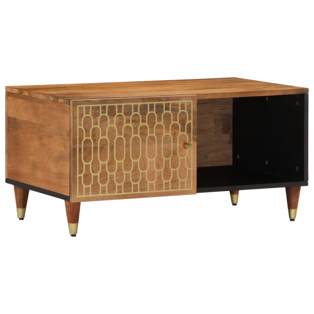 Salontafel 80x50x40 cm massief mangohout is nu te koop bij PeponiXL, paradijselijk wonen!