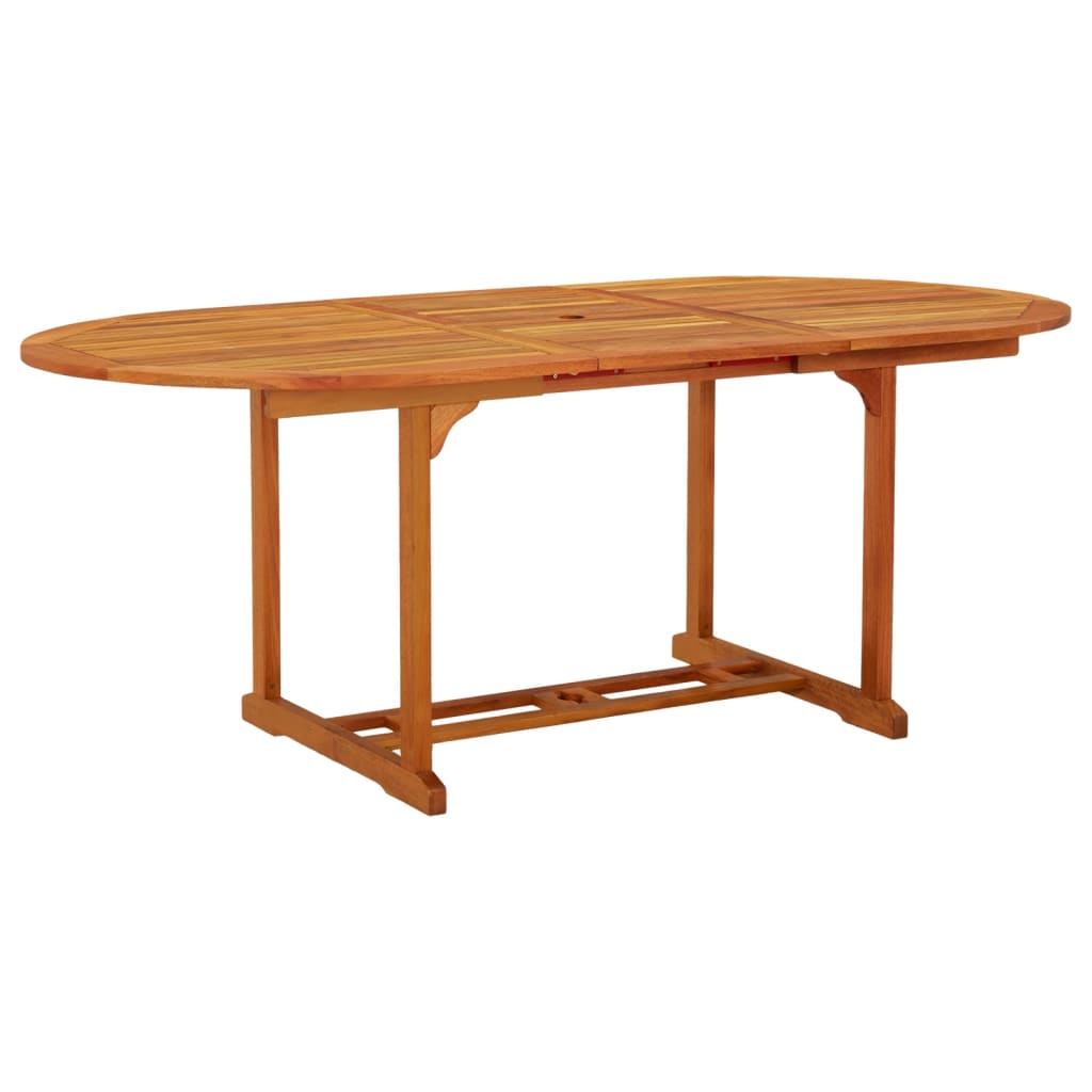 Tuintafel 200x100x75 cm massief eucalyptushout is nu te koop bij PeponiXL, paradijselijk wonen!