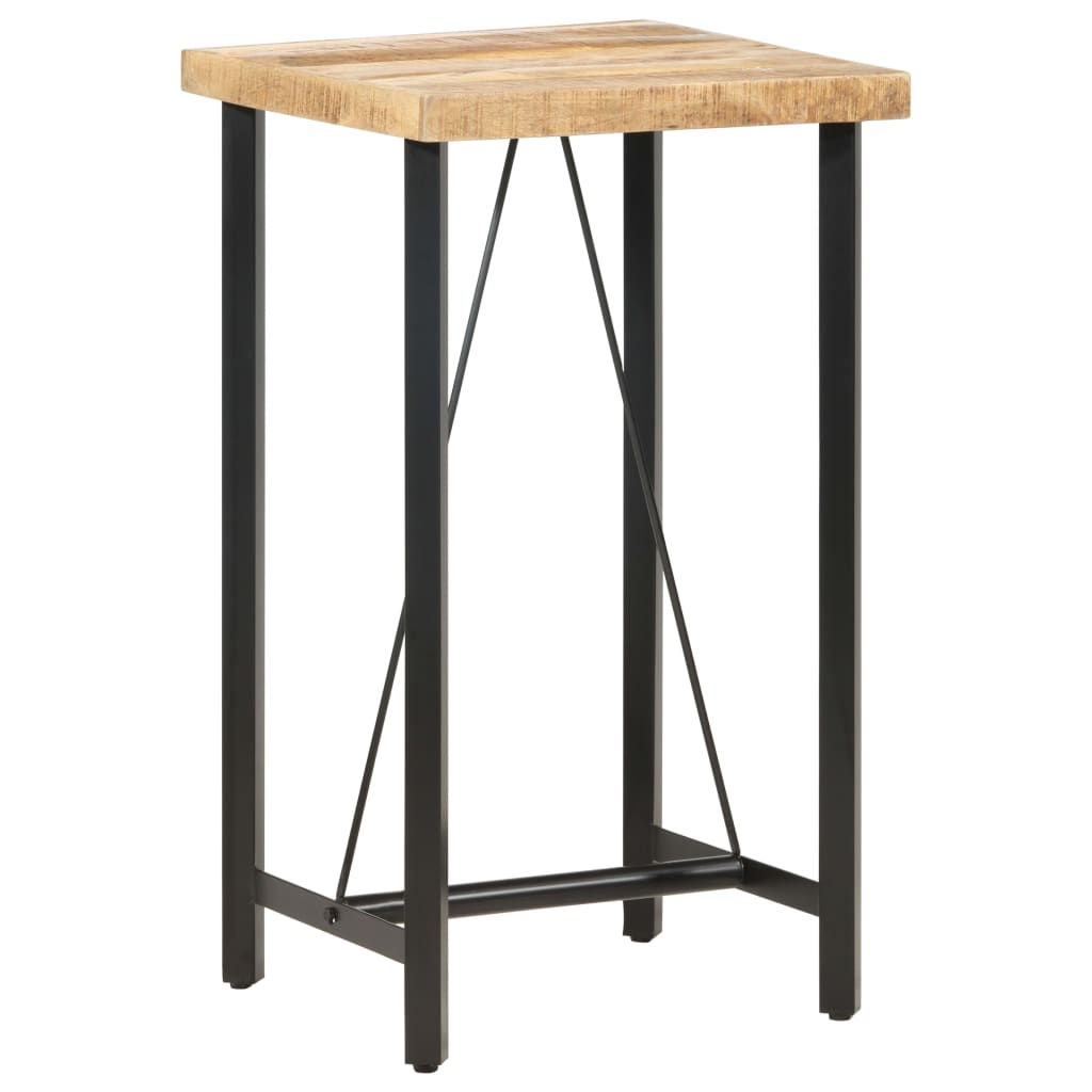 Bartafel 60x60x107 cm ruw mangohout is nu te koop bij PeponiXL, paradijselijk wonen!