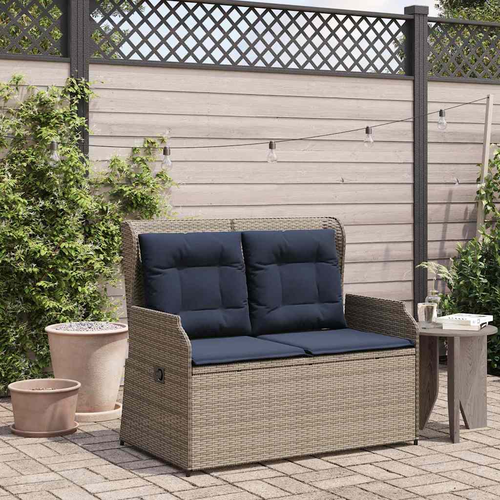 Tuinbank Grijs poly rattan is nu te koop bij PeponiXL, paradijselijk wonen!