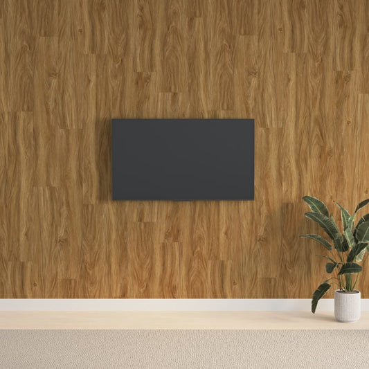 Wandpanelen houtlook 2,06 m² PVC bruin is nu te koop bij PeponiXL, paradijselijk wonen!