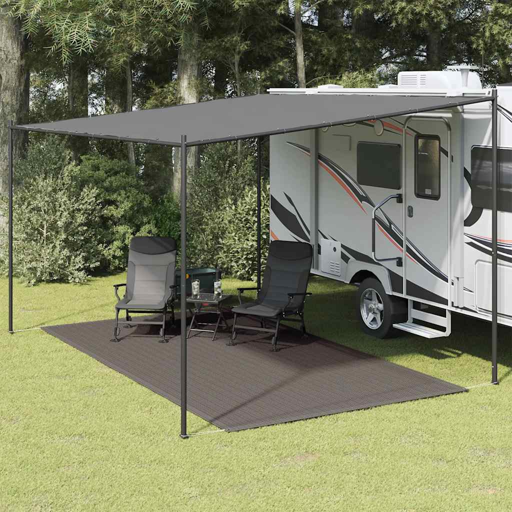 Tenttapijt 200x400 cm antracietkleurig is nu te koop bij PeponiXL, paradijselijk wonen!