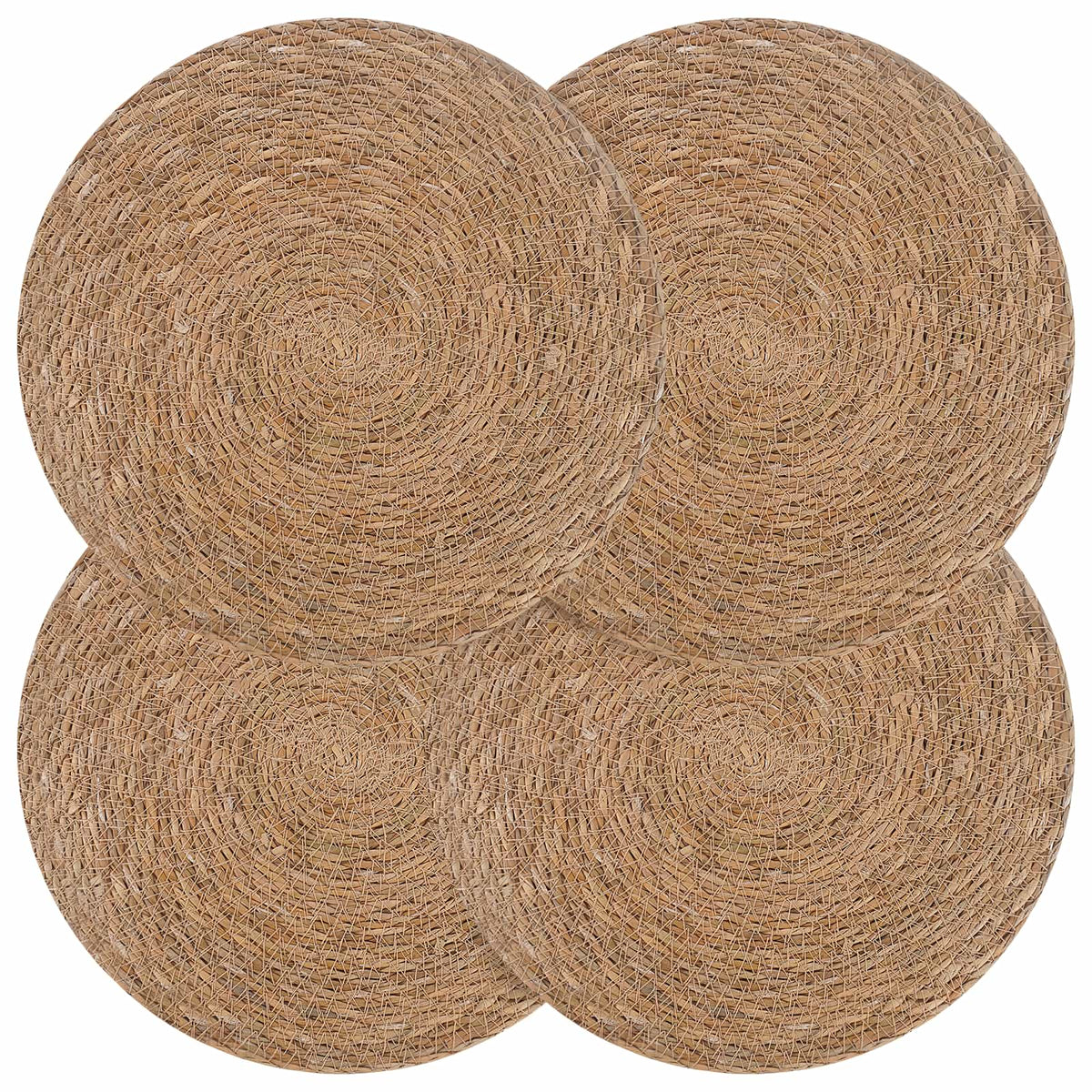 Zeegroene placemats 4 st Naturel 100% Zeegras is nu te koop bij PeponiXL, paradijselijk wonen!