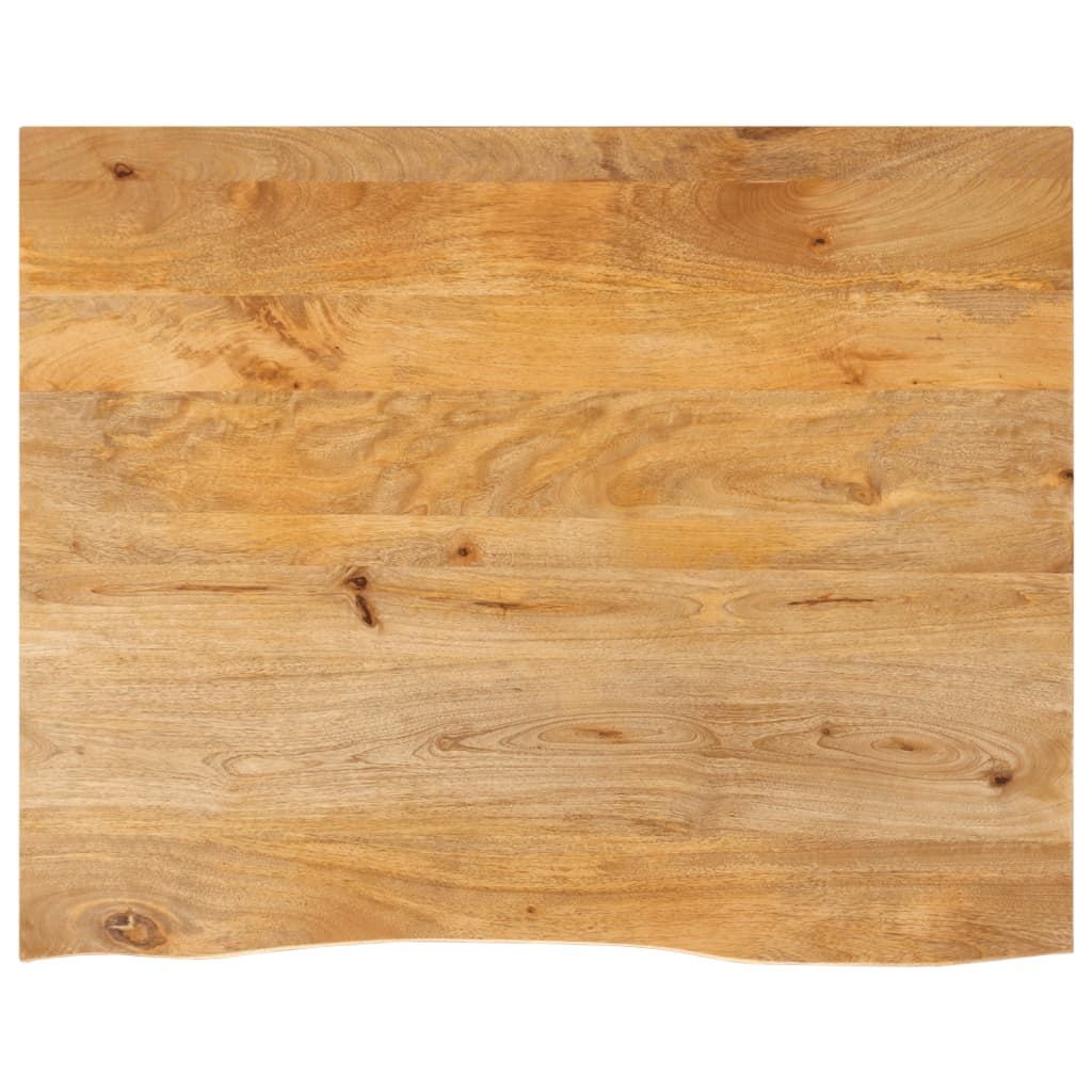 Tafelblad met natuurlijke rand 110x80x2,5 cm massief mangohout is nu te koop bij PeponiXL, paradijselijk wonen!