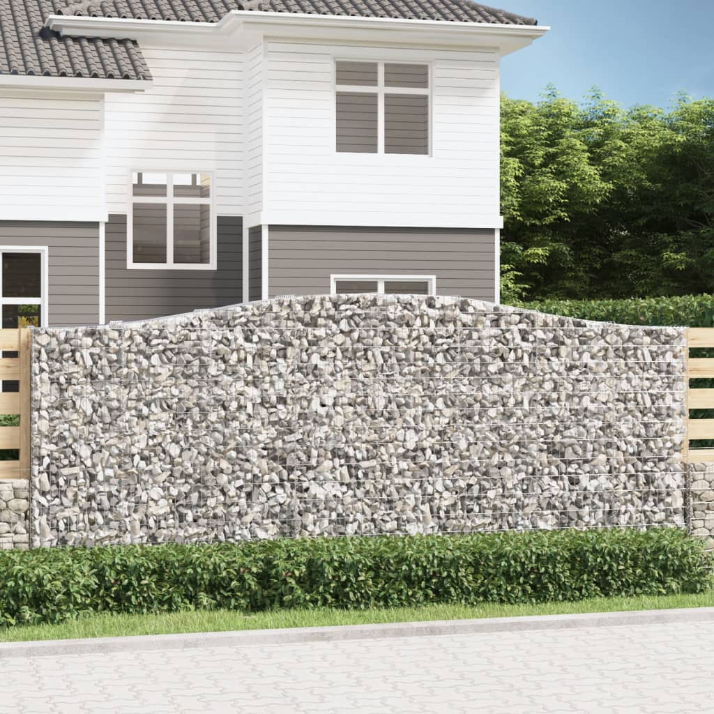 Schanskorf gewelfd 400x50x160/180 cm gegalvaniseerd ijzer is nu te koop bij PeponiXL, paradijselijk wonen!