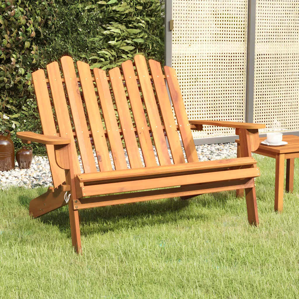 Tuinbank Adirondack 126 cm massief acaciahout is nu te koop bij PeponiXL, paradijselijk wonen!