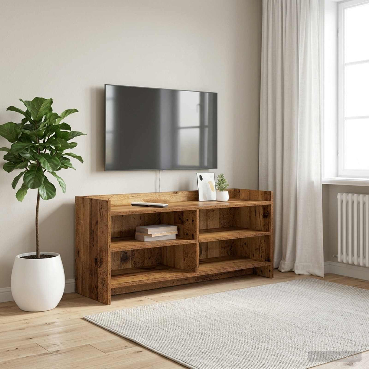 TV-kast 100 x 33 x 47 cm Oud hout Bewerkt hout is nu te koop bij PeponiXL, paradijselijk wonen!