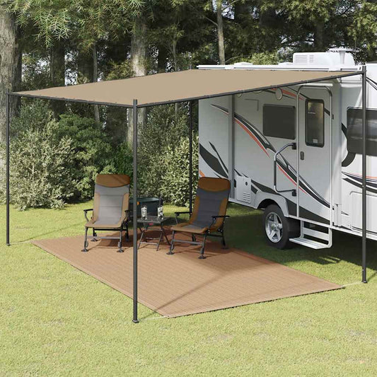 Tenttapijt 250x450 cm taupe is nu te koop bij PeponiXL, paradijselijk wonen!