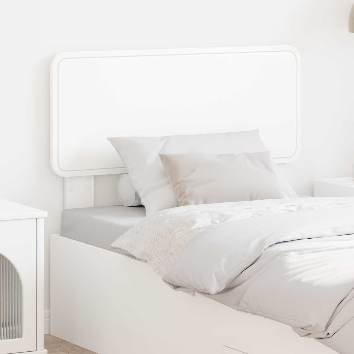 Hoofdbord Wit Bewerkt hout is nu te koop bij PeponiXL, paradijselijk wonen!