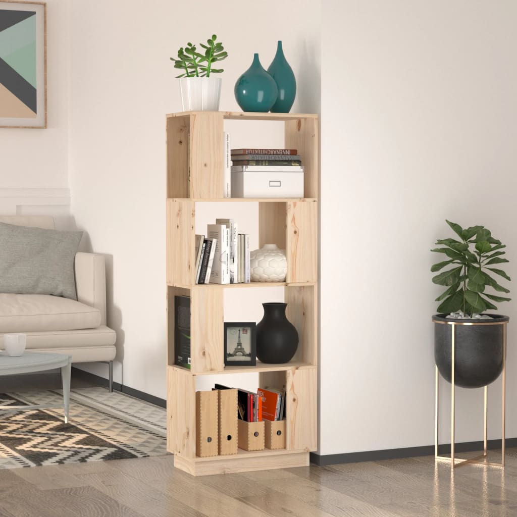 Boekenkast/kamerscherm 51x25x132 cm massief grenenhout is nu te koop bij PeponiXL, paradijselijk wonen!