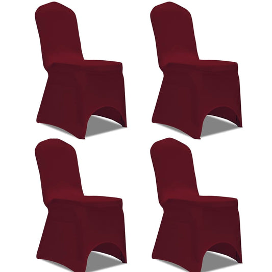 Stoelhoes stretch 4 stuks bordeaux is nu te koop bij PeponiXL, paradijselijk wonen!
