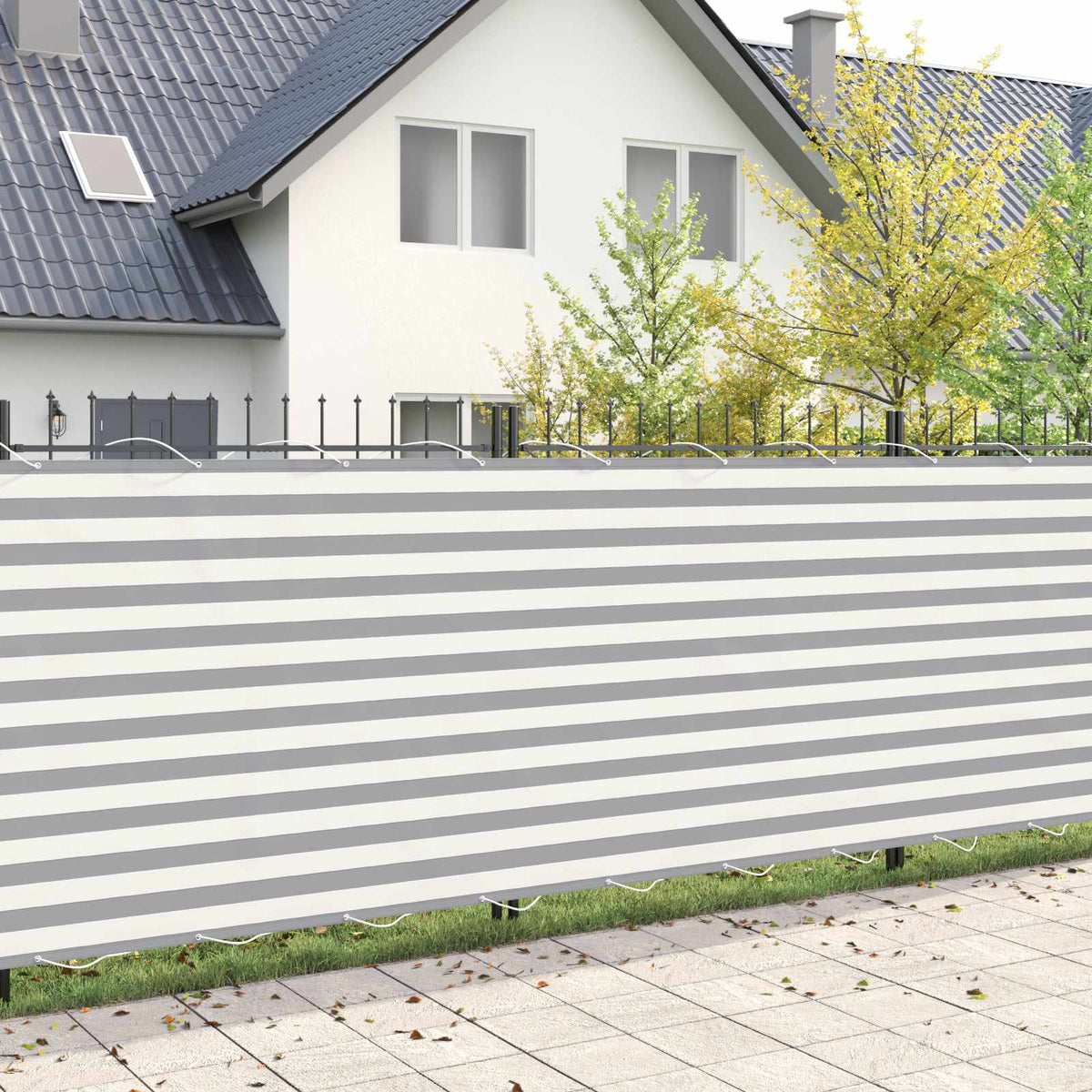 Balkon Privacy Scherm 200 x 500 cm Stof met PU-coating is nu te koop bij PeponiXL, paradijselijk wonen!