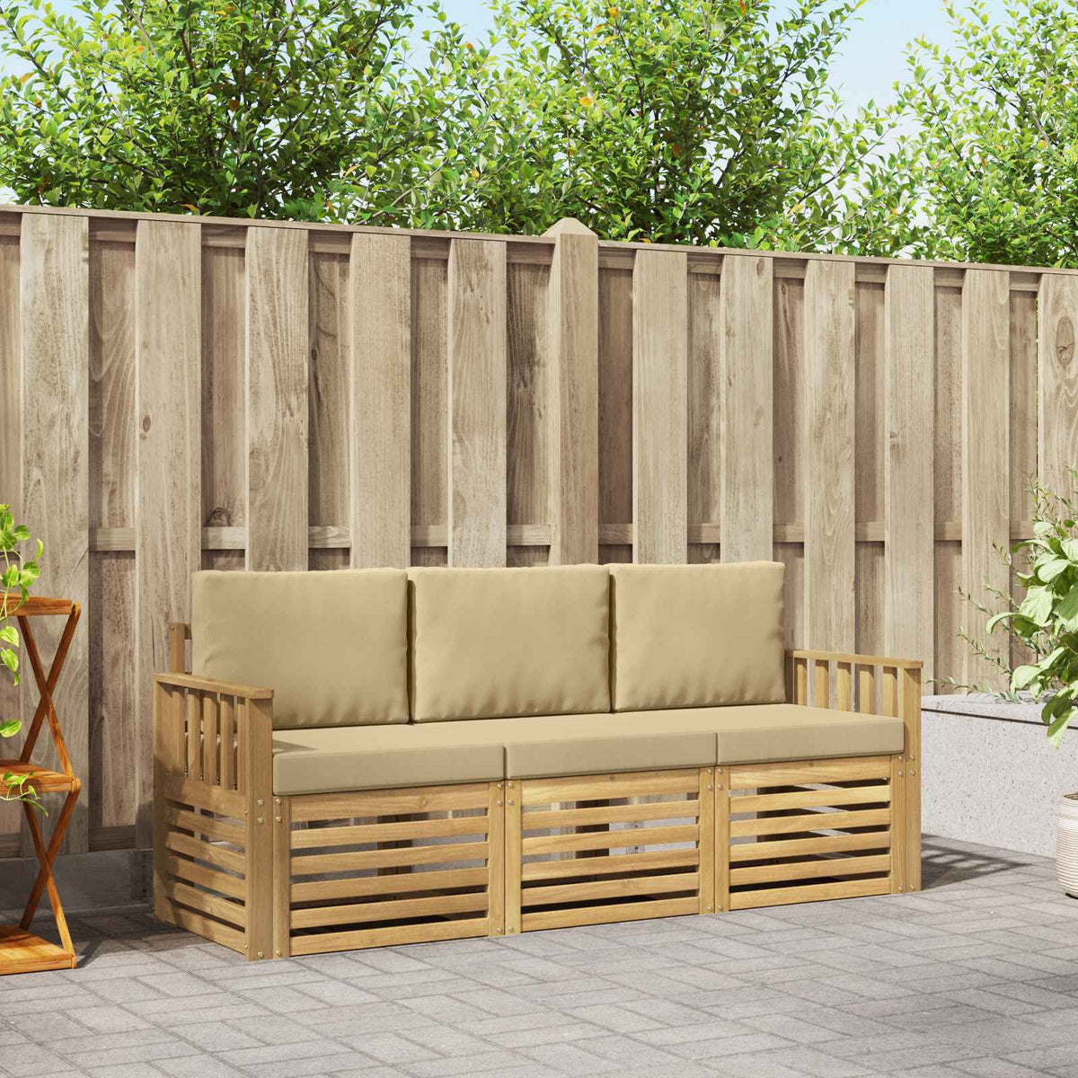Sofa-Sets Massief Acaciahout is nu te koop bij PeponiXL, paradijselijk wonen!