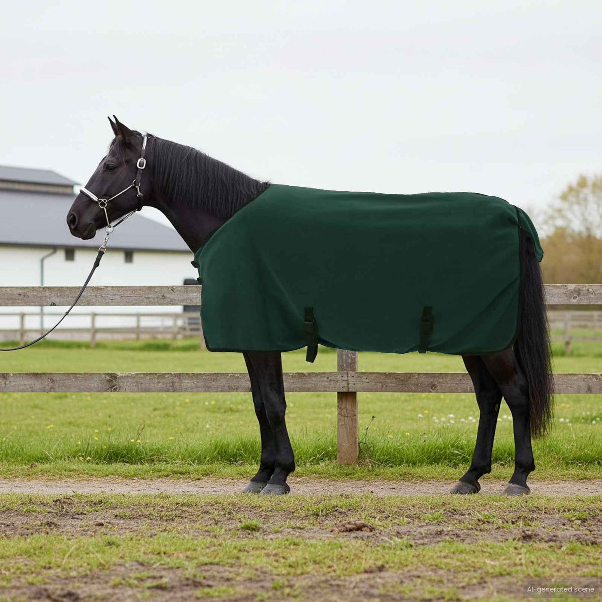 Paardendeken Volledig Donkergroen 105 cm Polyester is nu te koop bij PeponiXL, paradijselijk wonen!
